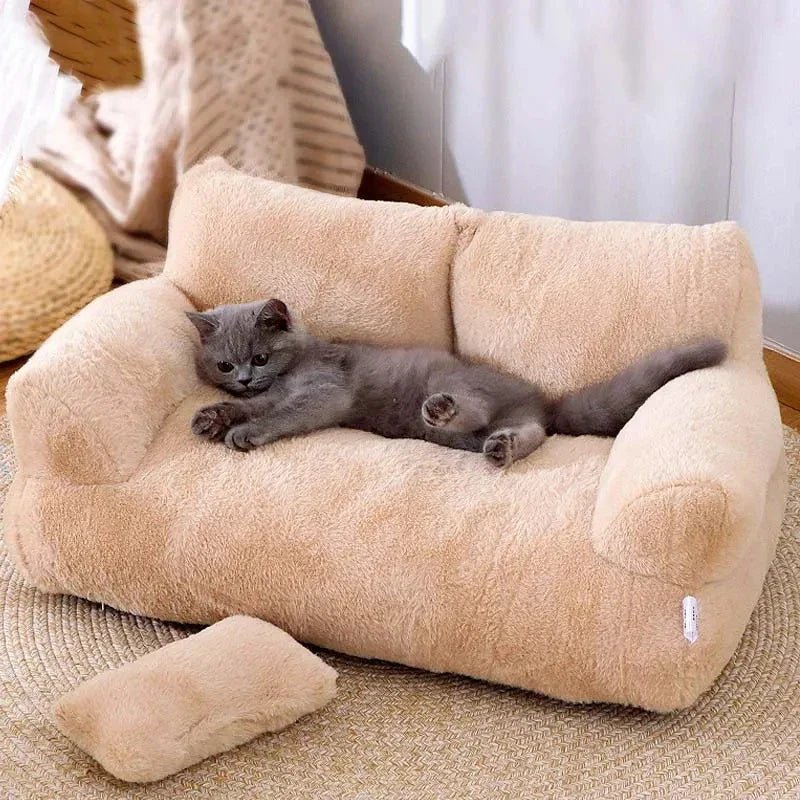 Canapé pour Chat - CatCanapéLit™ - Kaki - Empire Du Chat