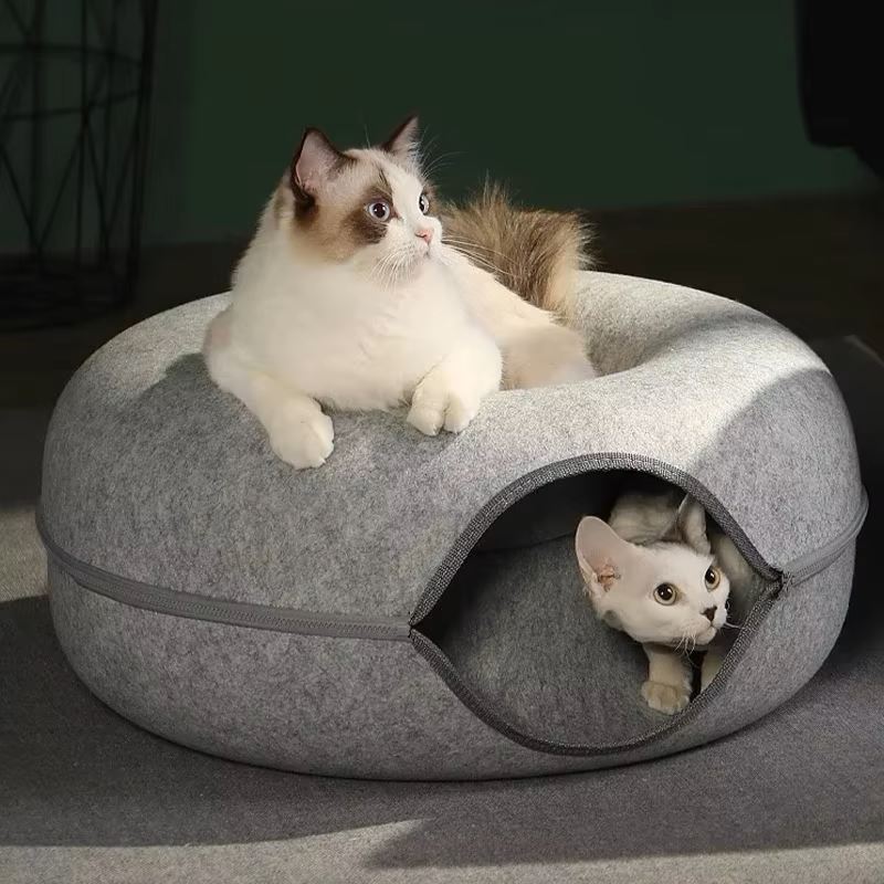 Lit pour Chat - ChatCondo™ - Gris Clair - Empire Du Chat