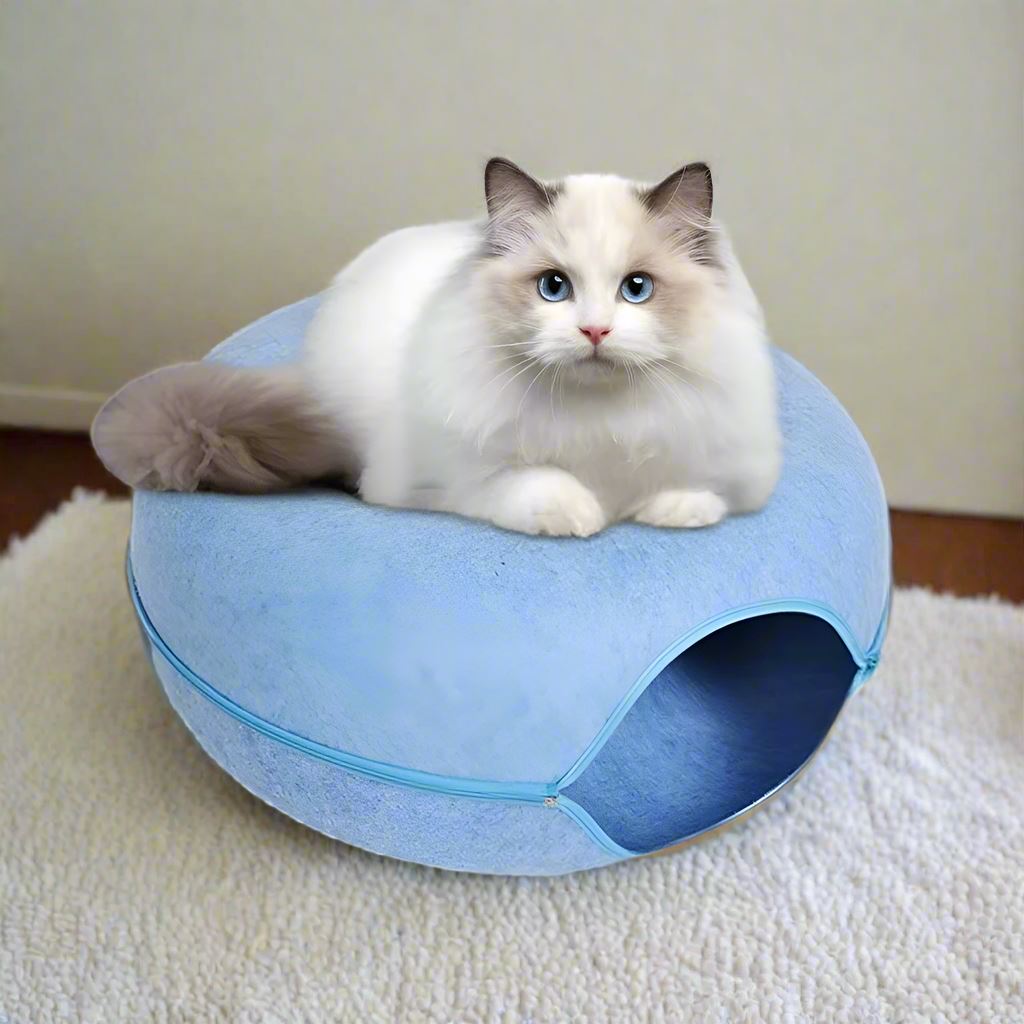Lit pour Chat - ChatCondo™ - Bleu - Empire Du Chat