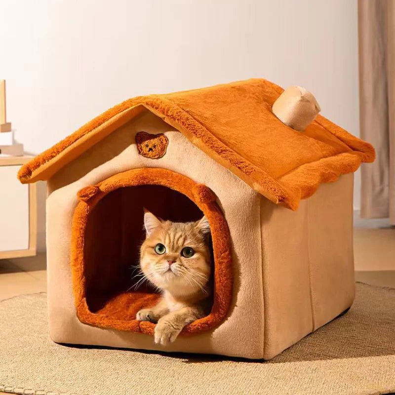 Maison Chat - PetCocon™ - Marron - Empire Du Chat