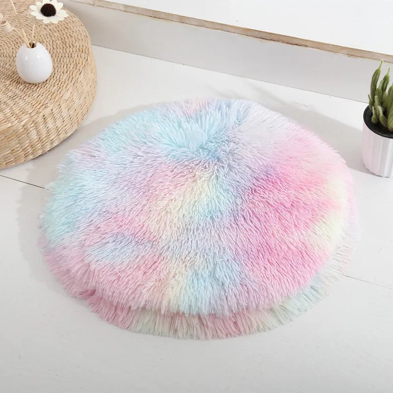 Coussin Chat - SoftPlushCatBedMat™ - Arc - en - ciel - Empire Du Chat
