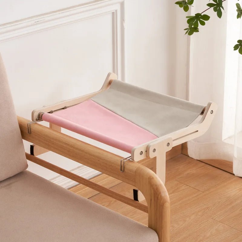 Hamac Chat - CatHammock™ - Rose & Gris - Empire Du Chat