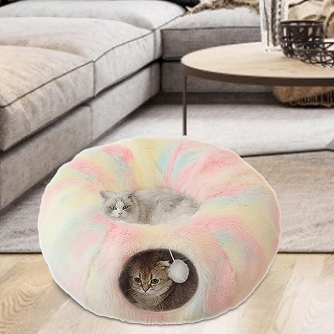 Lit pour Chat - CatLitTunnel™ - Multicolore - Empire Du Chat